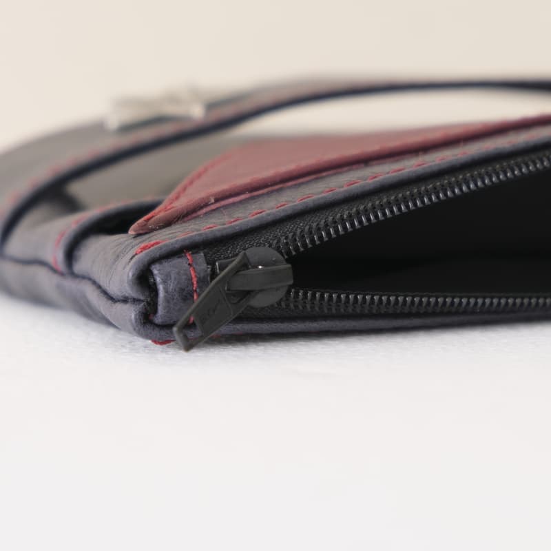 Nui Navy Blue X-Burgundy Lover Clutch Bag (1)