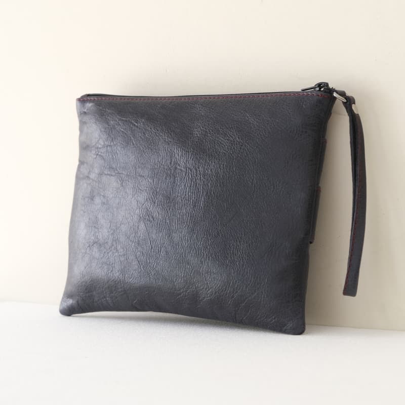 Nui Navy Blue X-Burgundy Lover Clutch Bag (8)