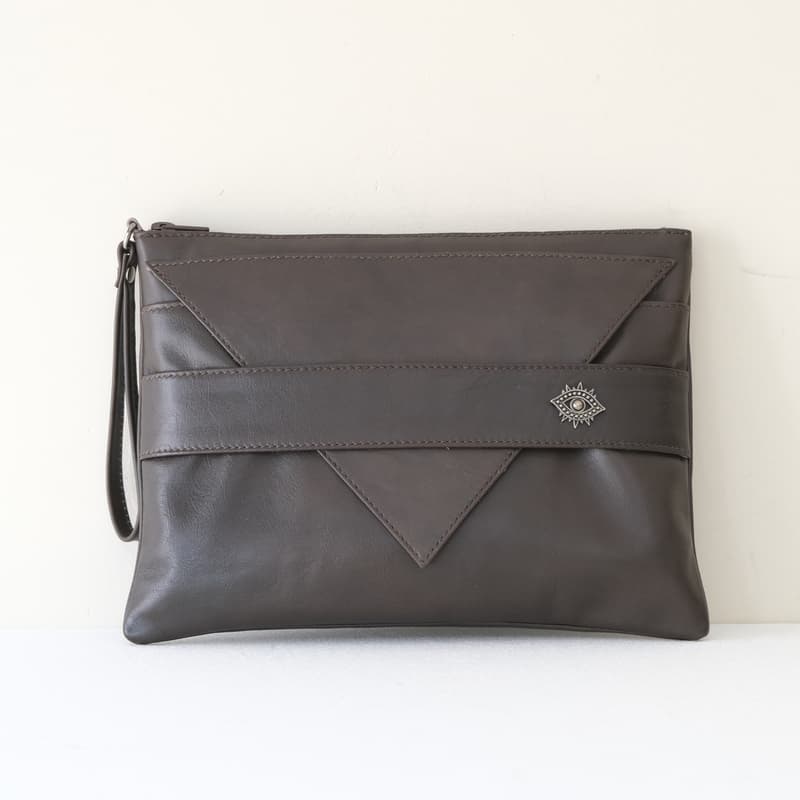 Nui Olive Green Lover Clutch Bag (4)